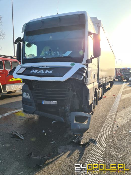 Wypadek na obwodnicy Opola. Lądował śmigłowiec LPR