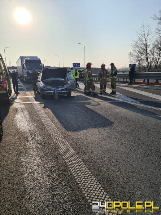 Wypadek na obwodnicy Opola. Lądował śmigłowiec LPR