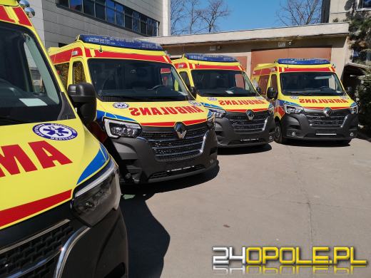 5 nowych karetek trafiło do Opolskiego Centrum Ratownictwa Medycznego