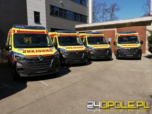 5 nowych karetek trafiło do Opolskiego Centrum Ratownictwa Medycznego