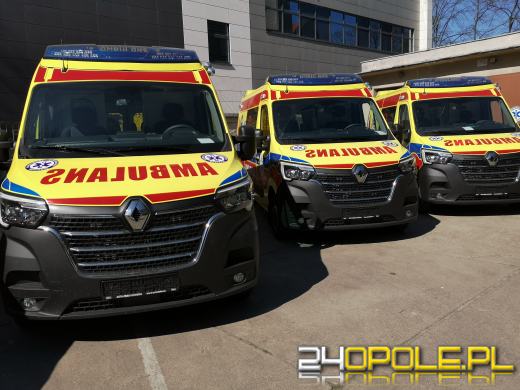 5 nowych karetek trafiło do Opolskiego Centrum Ratownictwa Medycznego