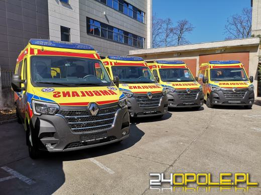 5 nowych karetek trafiło do Opolskiego Centrum Ratownictwa Medycznego