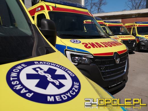 5 nowych karetek trafiło do Opolskiego Centrum Ratownictwa Medycznego