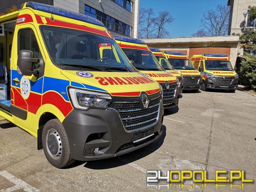 5 nowych karetek trafiło do Opolskiego Centrum Ratownictwa Medycznego