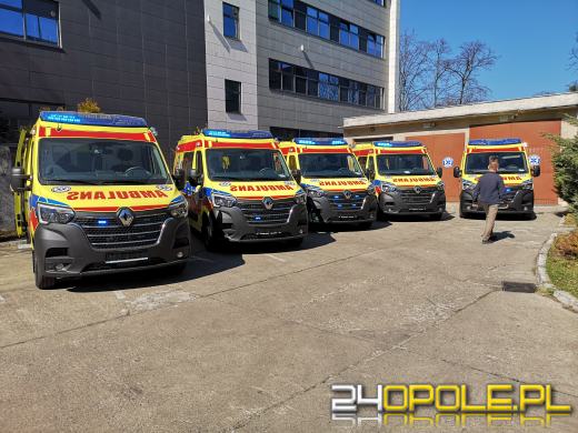 5 nowych karetek trafiło do Opolskiego Centrum Ratownictwa Medycznego