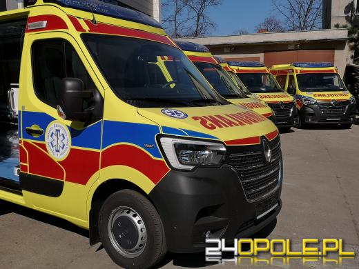 5 nowych karetek trafiło do Opolskiego Centrum Ratownictwa Medycznego