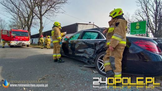 Zderzenie pojazdów w Kostowie