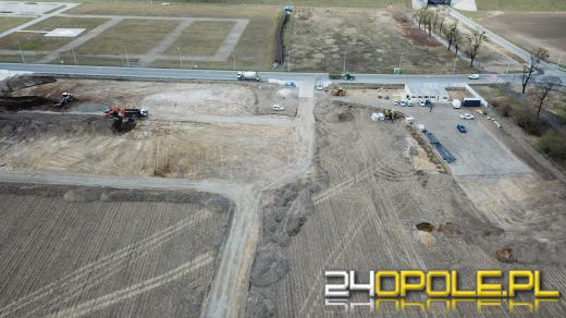 Ruszyły prace na placu budowy stadionu Opolskiego