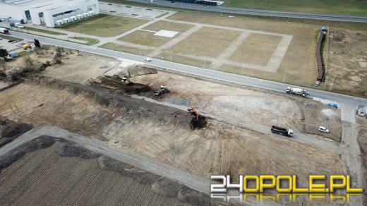Ruszyły prace na placu budowy stadionu Opolskiego