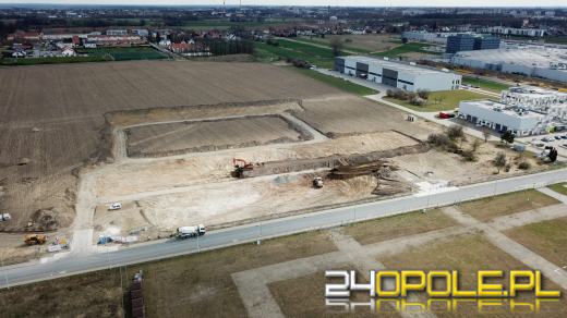 Ruszyły prace na placu budowy stadionu Opolskiego