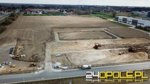 Ruszyły prace na placu budowy stadionu Opolskiego