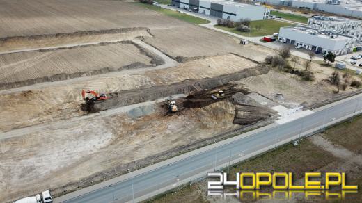 Ruszyły prace na placu budowy stadionu Opolskiego