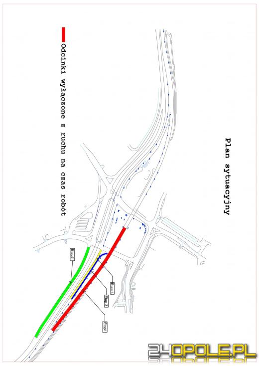 Opole Wschodnie do poprawki. Drogowcy wprowadzili ruch wahadłowy