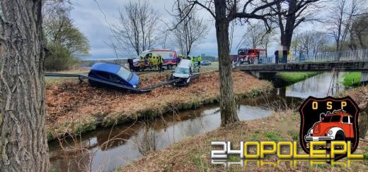 Zderzenie pojazdów w Zagwiździu. Obaj kierowcy byli pijani