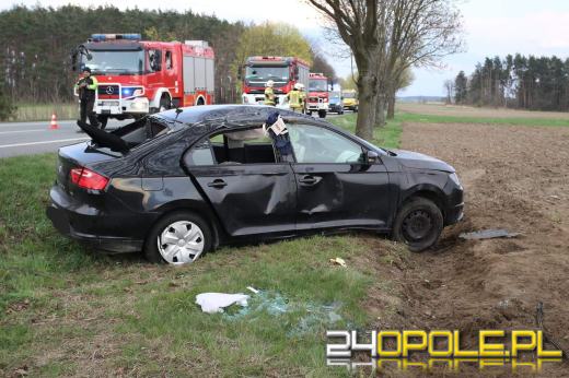 Wypadek w Izbicku. Lądował śmigłowiec LPR