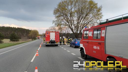 Wypadek w Izbicku. Lądował śmigłowiec LPR