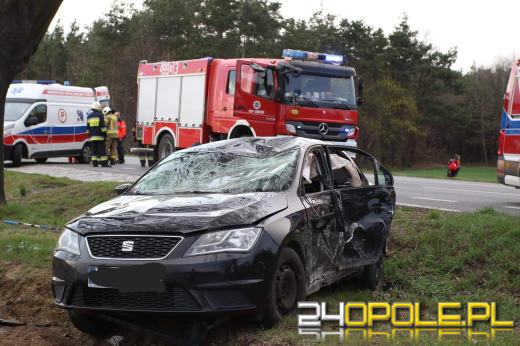 Wypadek w Izbicku. Lądował śmigłowiec LPR