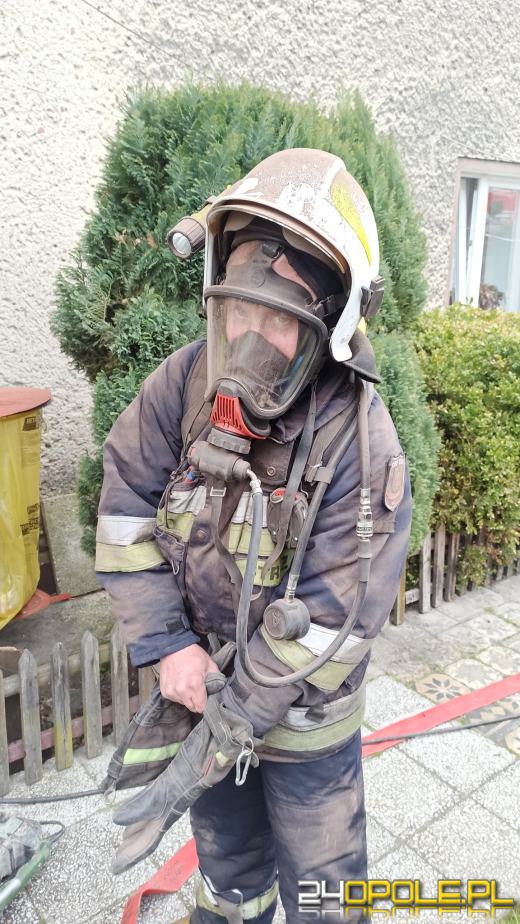 Pożar przewodu kominowego w Łambinowicach