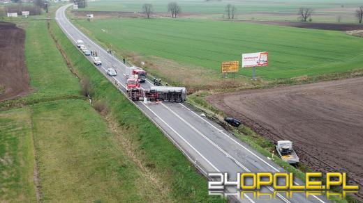 Obwodnica Opola po wypadku będzie długo nieprzejezdna. Policja wyznaczyła objazdy