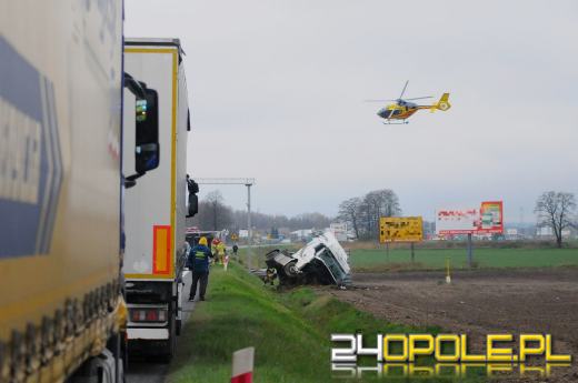 Obwodnica Opola po wypadku będzie długo nieprzejezdna. Policja wyznaczyła objazdy