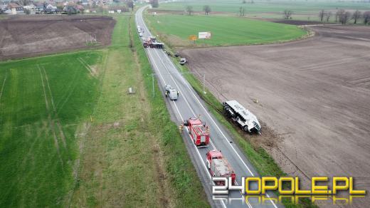 Obwodnica Opola po wypadku będzie długo nieprzejezdna. Policja wyznaczyła objazdy