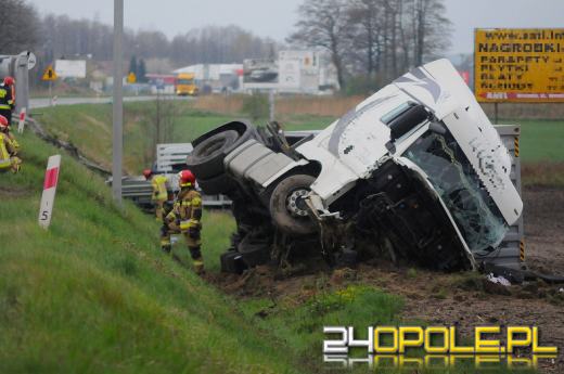 Obwodnica Opola po wypadku będzie długo nieprzejezdna. Policja wyznaczyła objazdy