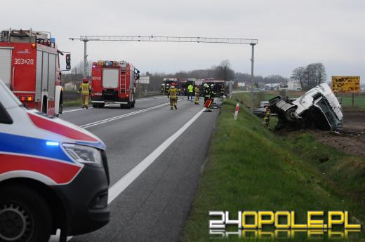 Obwodnica Opola po wypadku będzie długo nieprzejezdna. Policja wyznaczyła objazdy