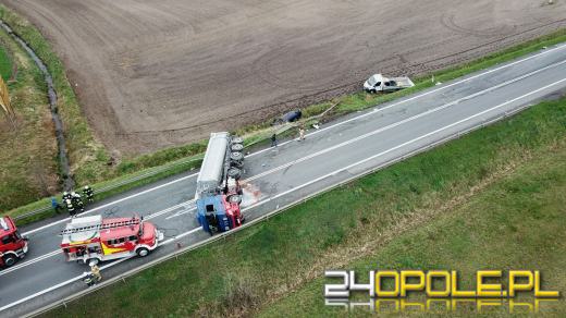 Obwodnica Opola po wypadku będzie długo nieprzejezdna. Policja wyznaczyła objazdy