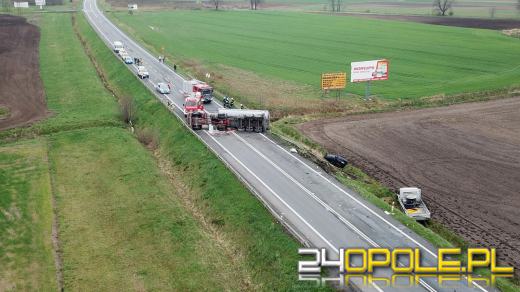 Obwodnica Opola po wypadku będzie długo nieprzejezdna. Policja wyznaczyła objazdy