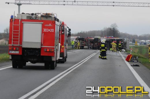 Obwodnica Opola po wypadku będzie długo nieprzejezdna. Policja wyznaczyła objazdy