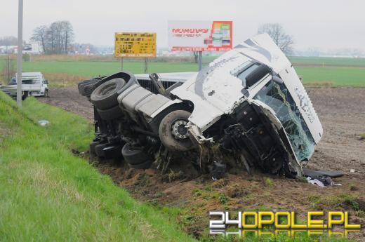 Obwodnica Opola po wypadku będzie długo nieprzejezdna. Policja wyznaczyła objazdy