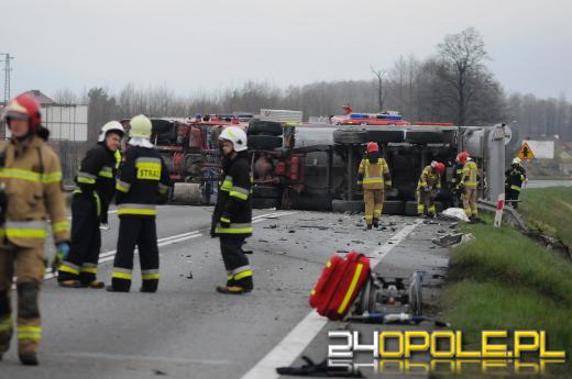 Obwodnica Opola po wypadku będzie długo nieprzejezdna. Policja wyznaczyła objazdy