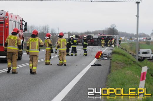 Obwodnica Opola po wypadku będzie długo nieprzejezdna. Policja wyznaczyła objazdy