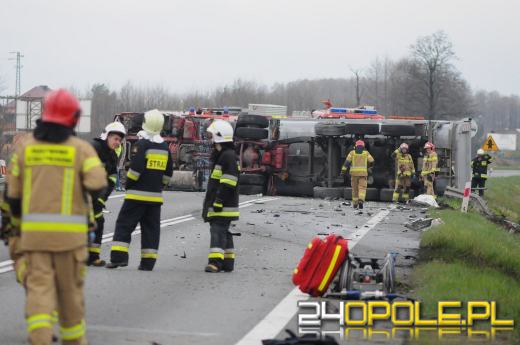 Obwodnica Opola po wypadku będzie długo nieprzejezdna. Policja wyznaczyła objazdy