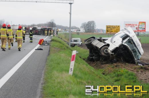 Obwodnica Opola po wypadku będzie długo nieprzejezdna. Policja wyznaczyła objazdy