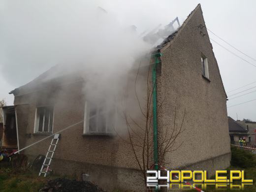 Tragiczny pożar w Jemielnicy. Jedna osoba nie żyje 
