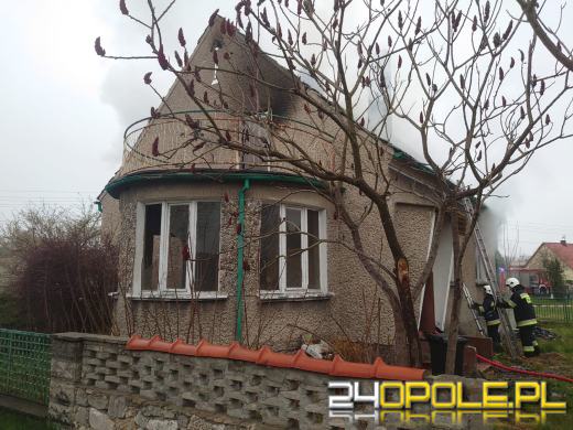 Tragiczny pożar w Jemielnicy. Jedna osoba nie żyje 