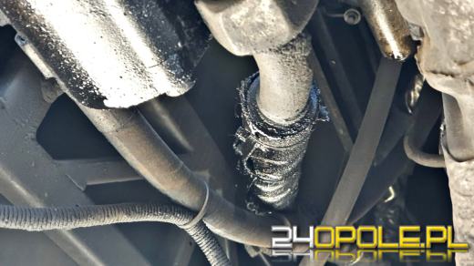 Kontrolerzy WITD zatrzymali pojazd z niebezpieczną usterką