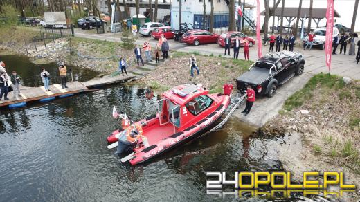 WOPR w Turawie zwodowało nowiutką łódź