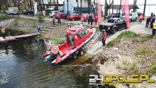 WOPR w Turawie zwodowało nowiutką łódź