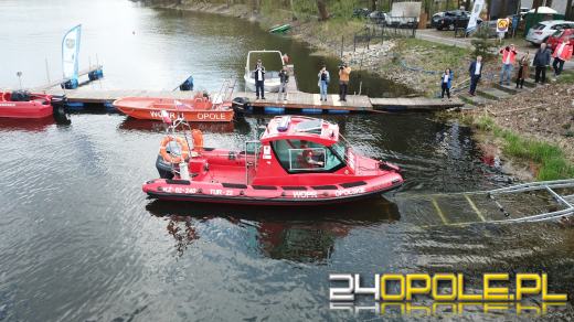 WOPR w Turawie zwodowało nowiutką łódź