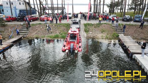 WOPR w Turawie zwodowało nowiutką łódź