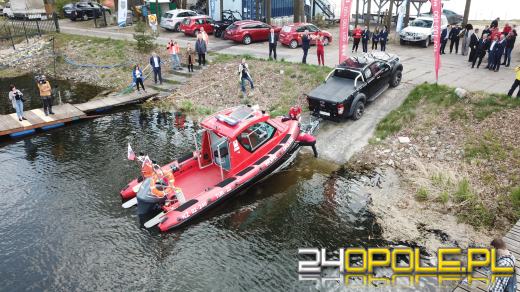 WOPR w Turawie zwodowało nowiutką łódź