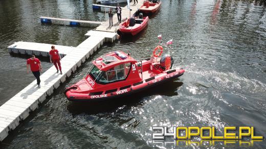 WOPR w Turawie zwodowało nowiutką łódź