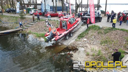 WOPR w Turawie zwodowało nowiutką łódź