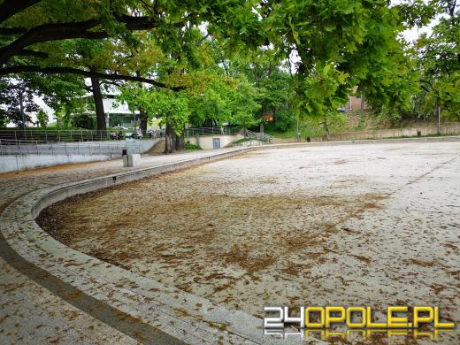 Fontanna przy Stawie Zamkowym sucha...planowany remont jeszcze się nie rozpoczął 