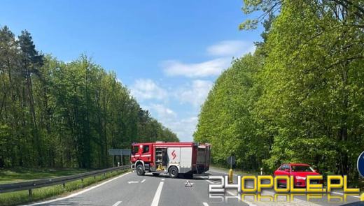 Zderzenie busa z samochodem osobowym w miejscowości Schodnia