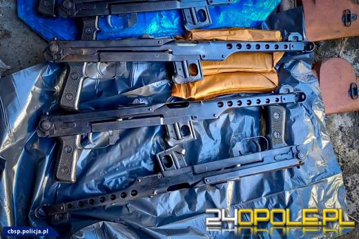 CBŚP przejęło broń, granaty i amunicję