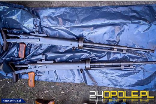 CBŚP przejęło broń, granaty i amunicję