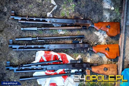 CBŚP przejęło broń, granaty i amunicję